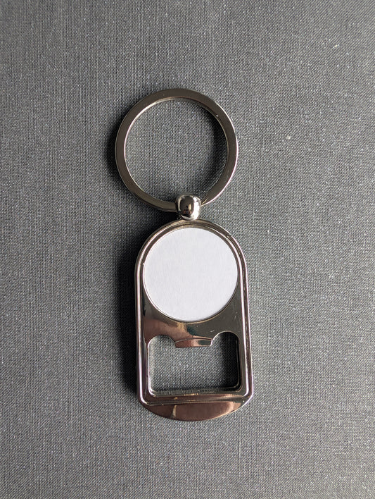 Keyring with bottle opener